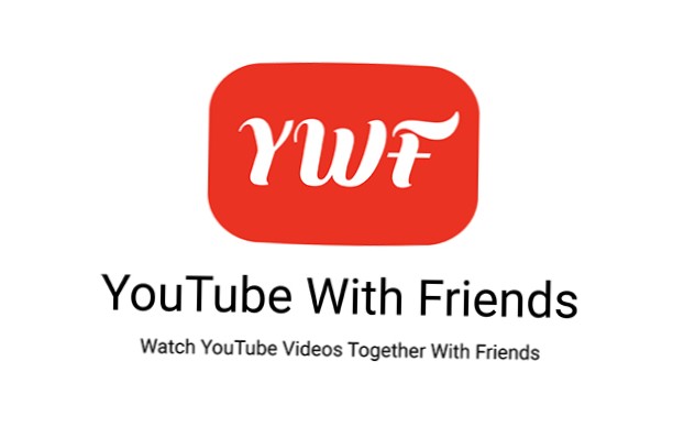 extensão do youtube com amigos do Chrome