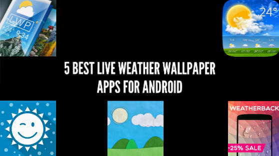 4 z najlepszych aplikacji na żywo tapety na Androida
