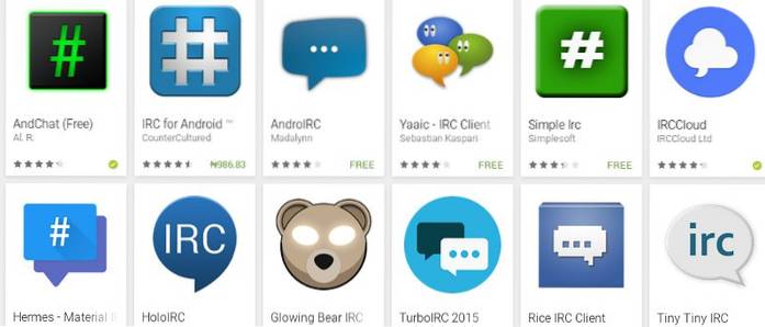 5 fantastiske IRC-klienter til Android