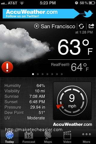 5 Handy Weather Apps per utenti iPhone