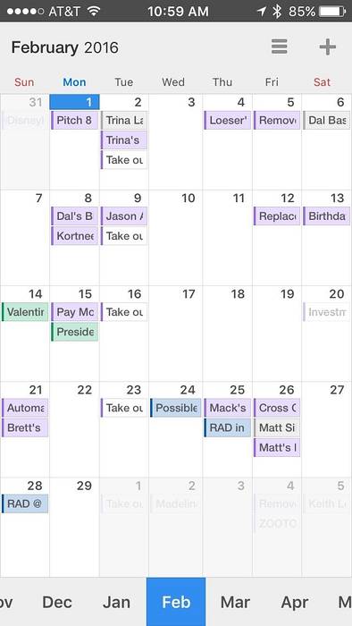 5 dos melhores aplicativos de calendário para iPhone