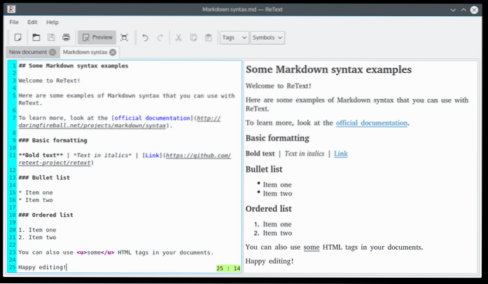 5 dei migliori editor di markdown per Linux