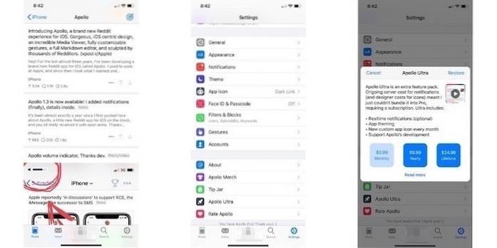 5 dei migliori client Reddit per iOS