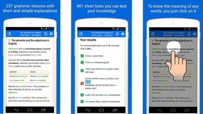 6 des meilleures applications de grammaire pour Android