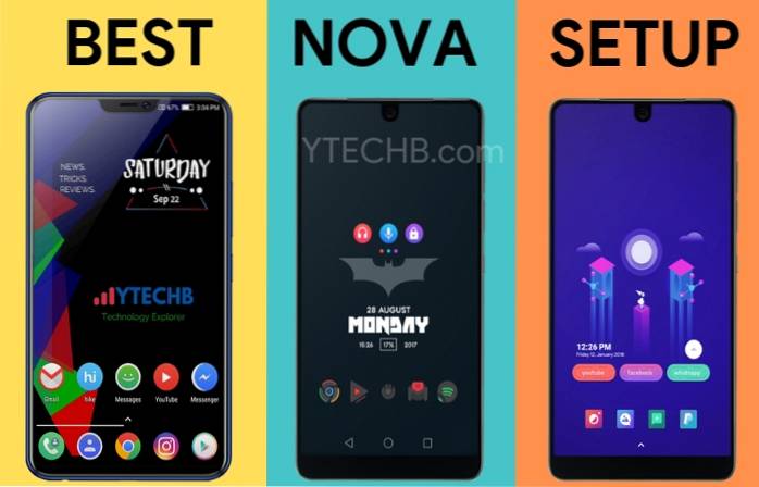 6 av de beste Nova Launcher-temaene for Android