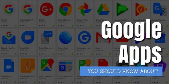 7 aplicativos menos conhecidos do Google para Android que você deve conhecer