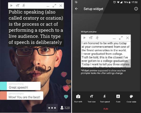 8 des meilleures applications de téléprompteur pour Android
