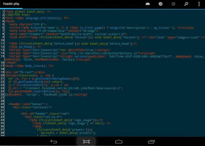 9 delle migliori applicazioni Android per sviluppatori web