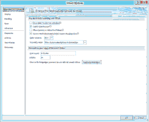 a mini toolbar will allow the display of formatting options.