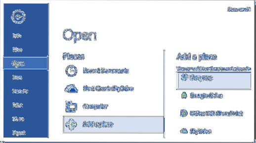Aggiunta di Dropbox e Google Drive a Microsoft Office 2013