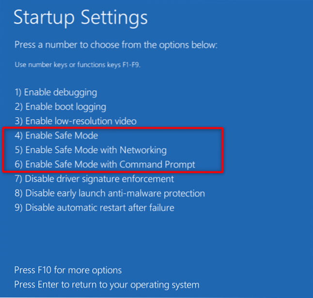 start opp windows 8 i sikker modus fra bios