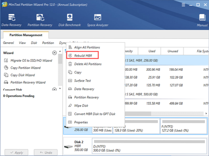 bootmgr is missing after marking partition as active