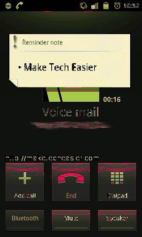Called Someone and Forget What You Want to Say? Try Call Reminder Notes [Android App]