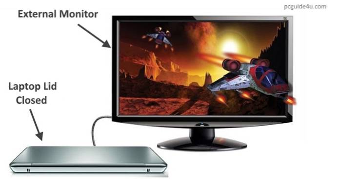 cerrar portátil con monitor externo