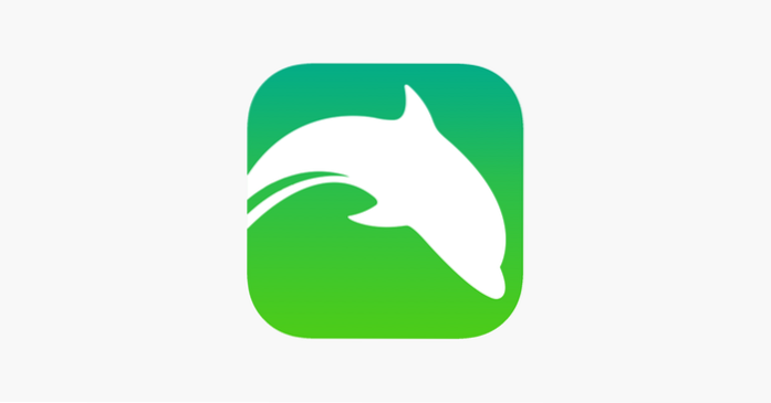 Dolphin Browser For iOS lar deg bruke dine egne bevegelser