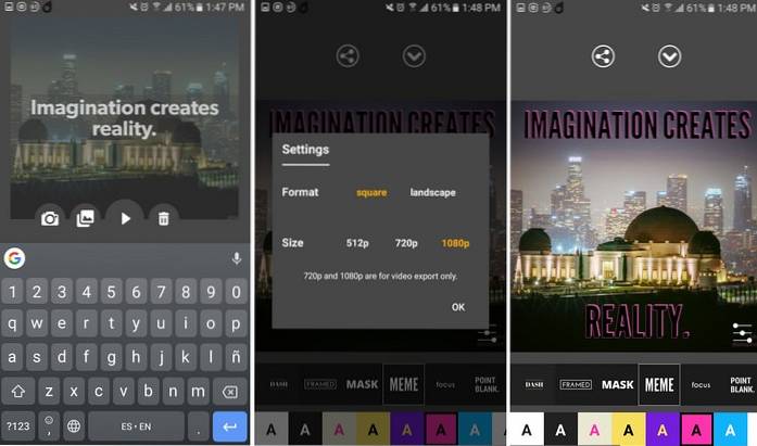 Maak eenvoudig geanimeerde tekst met deze 3 gratis Android-apps