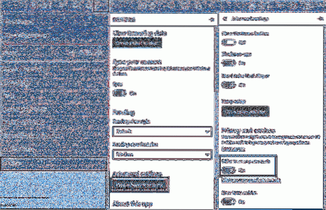 password impostazioni edge
