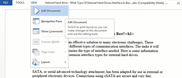 Everything You Need To Know About Word 2013 Read Mode