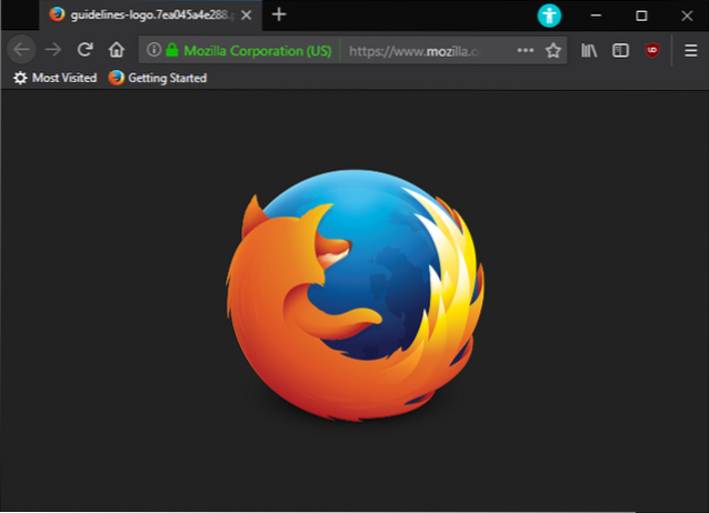firefox background image
