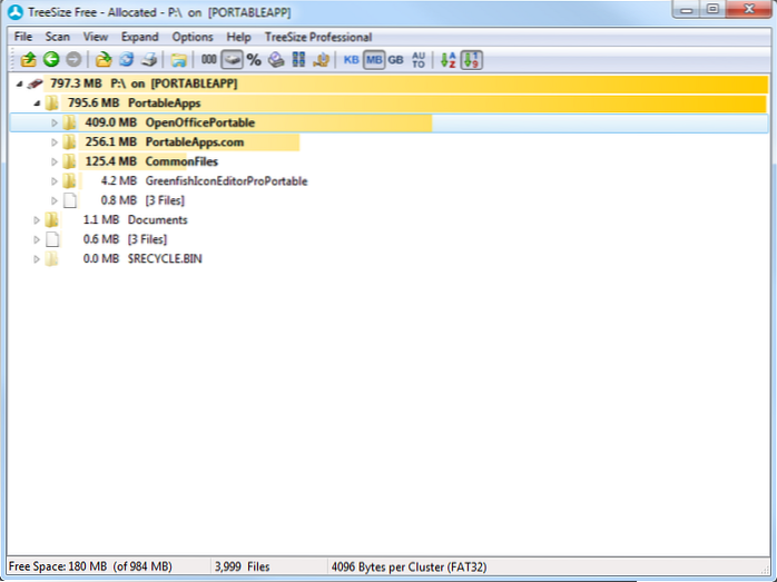 get folder size portable