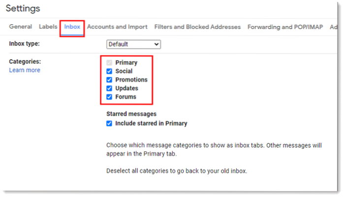 gmail disable promotions