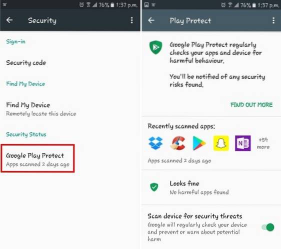 Google Play Protect Android's New Security System Explained