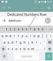 Come aggiungere una riga numerica nella parte superiore della tastiera Android
