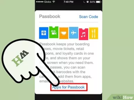 Como adicionar aplicativos ao Passbook no iOS