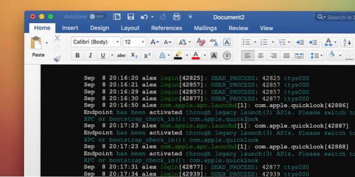 How to Add Colored Terminal Code to Microsoft Word