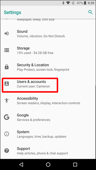 Jak přidat více uživatelských profilů do zařízení Android