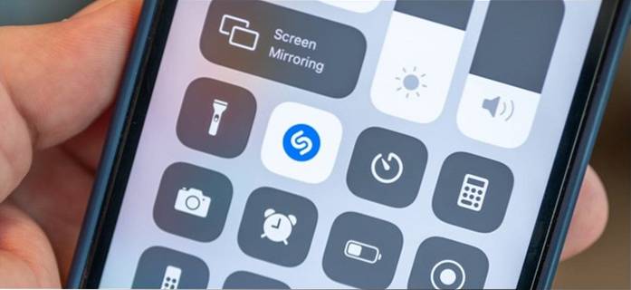 Cum să adăugați Shazam la centrul de control al iPhone-ului