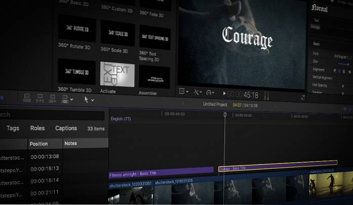 How to Add Text to a Video in Final Cut Pro