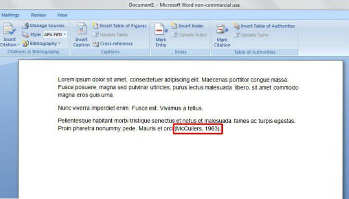 How to Automatically Generate Bibliographies and Citations in Microsoft Word