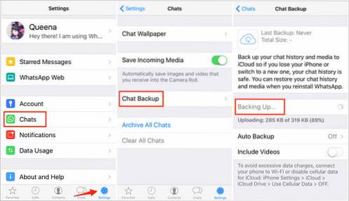 How to Back Up Your Whatsapp Chats in iOS
