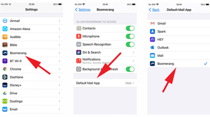 How to Change Default Apps in iOS 14
