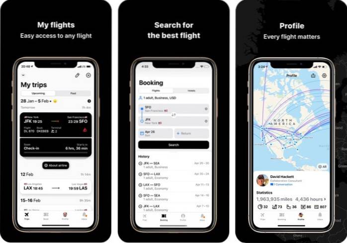 Hoe u uw vluchten kunt controleren met deze iPhone-apps