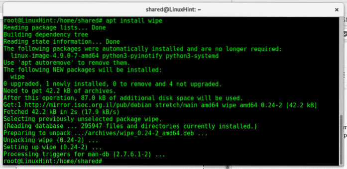 How to Completely Wipe Your Hard Drive in Linux
