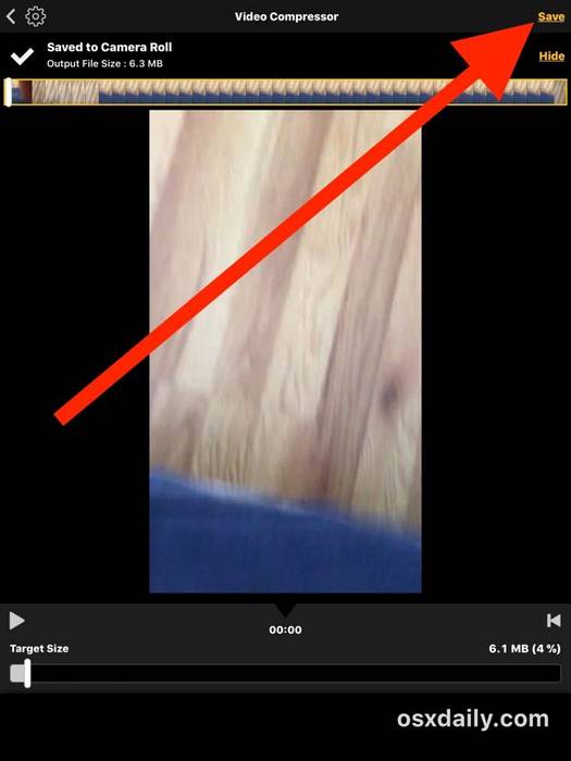 Como compactar vídeos no seu iPhone
