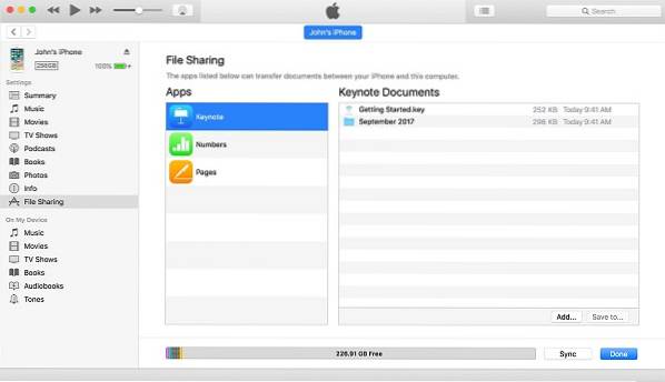 So kopieren Sie Dateien auf und von Ihrem iPhone