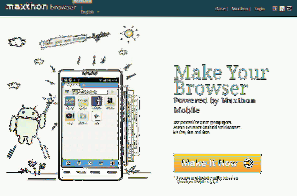 Så här skapar du din egen mobilwebbläsare utan kodningsförmåga [Android]