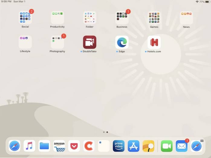 Så här anpassar du dockan på iPad