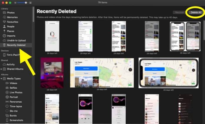 Come eliminare tutte le foto sul tuo iPhone usando un Mac