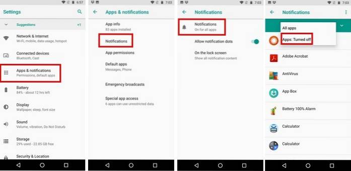 Como desativar e personalizar notificações no Android Oreo