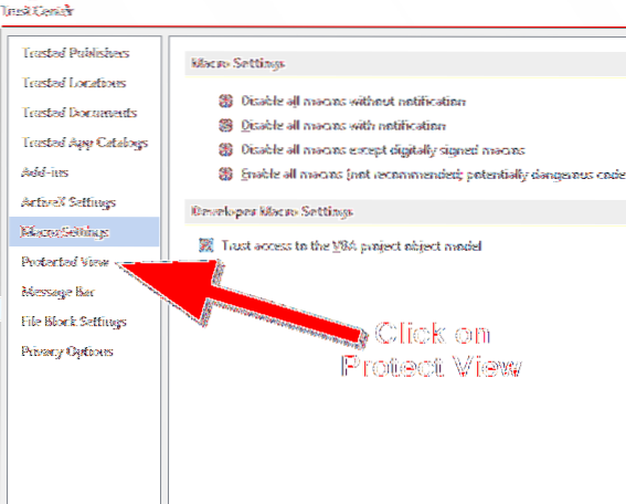 How to Disable Protected View in Microsoft Word