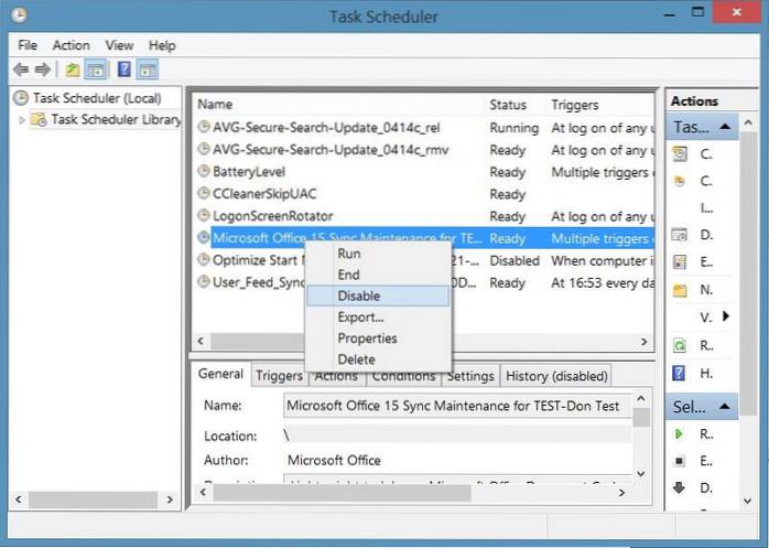jak zakázat upload centrum v Office 2013