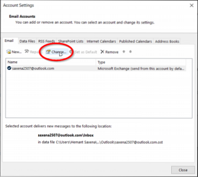 come scaricare tutte le email da Outlook