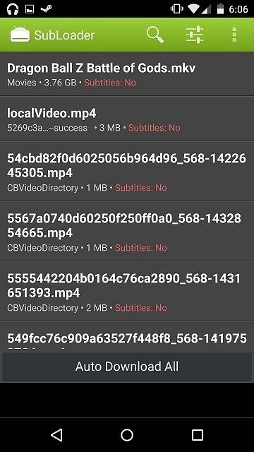Hur man laddar ner undertexter för filmer på Android med SubLoader