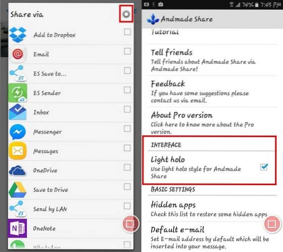 How to Easily Customise Android's Share Menu