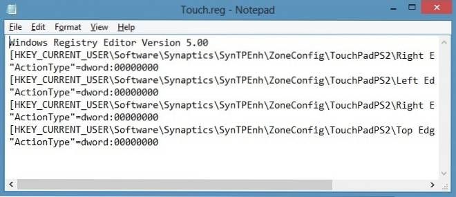 how to enable gestures in windows 8