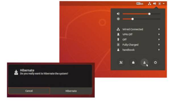 Cum se activează hibernarea în Ubuntu
